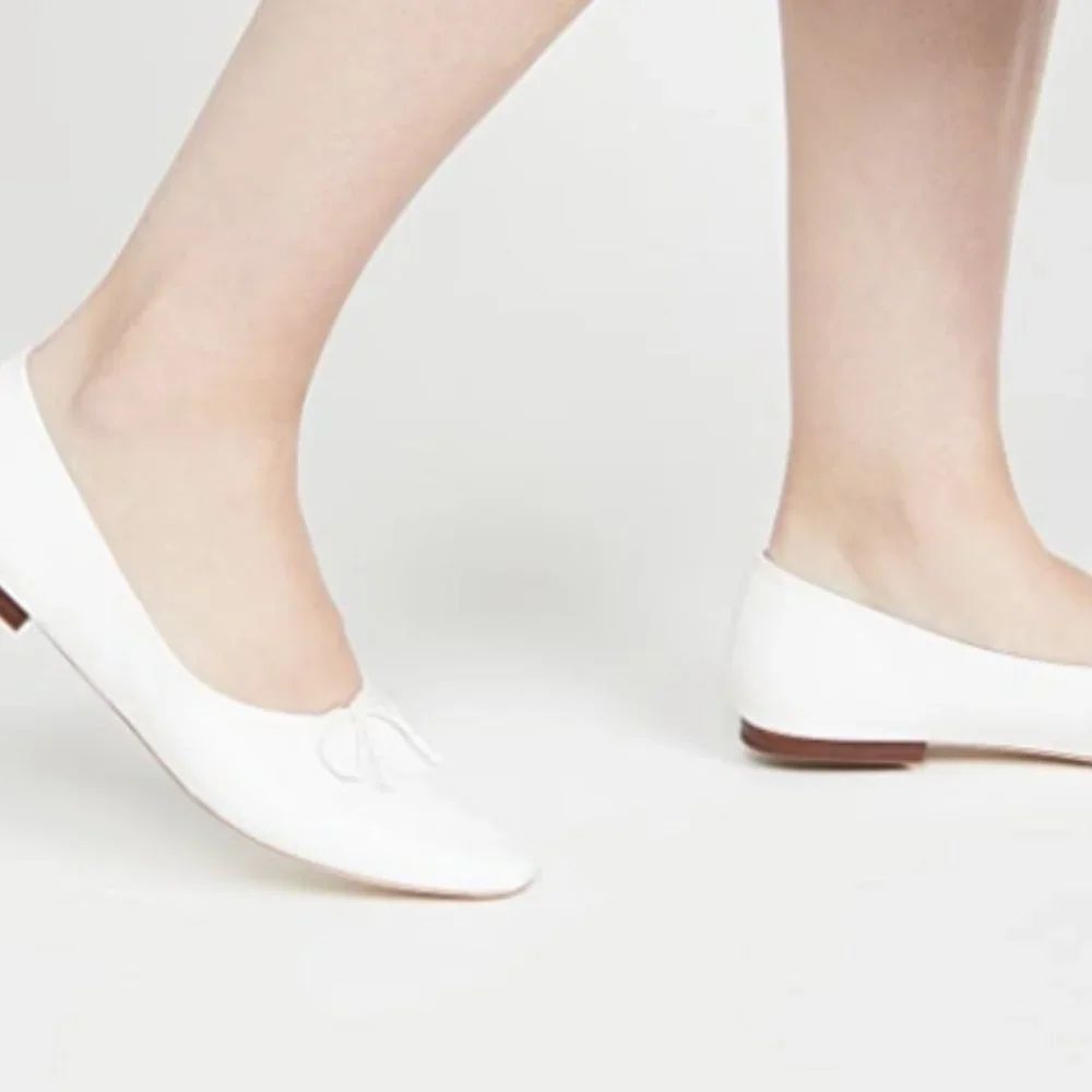 Loeffler Randall Georgie Ballet Flats in White, Size 8.5 NIB - Picture 4 of 9